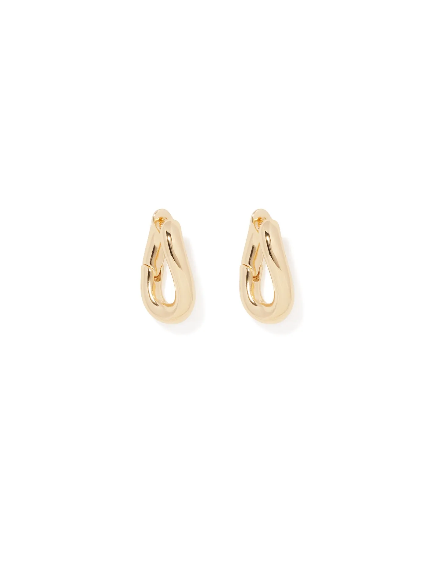Addie Simple Twist Hoop Earrings