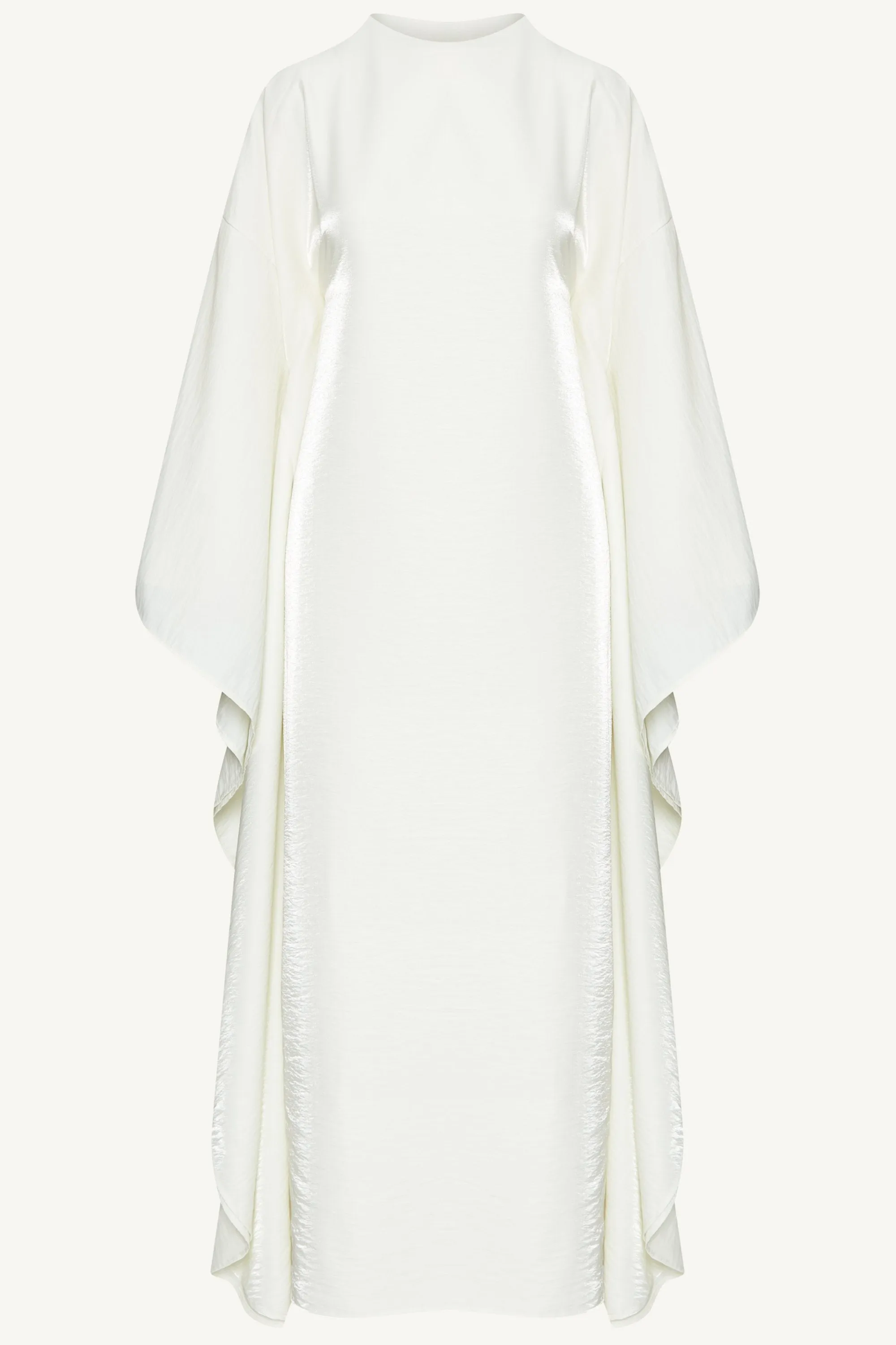 Alia Butterfly Inner Tie Abaya Dress - Moonbeam