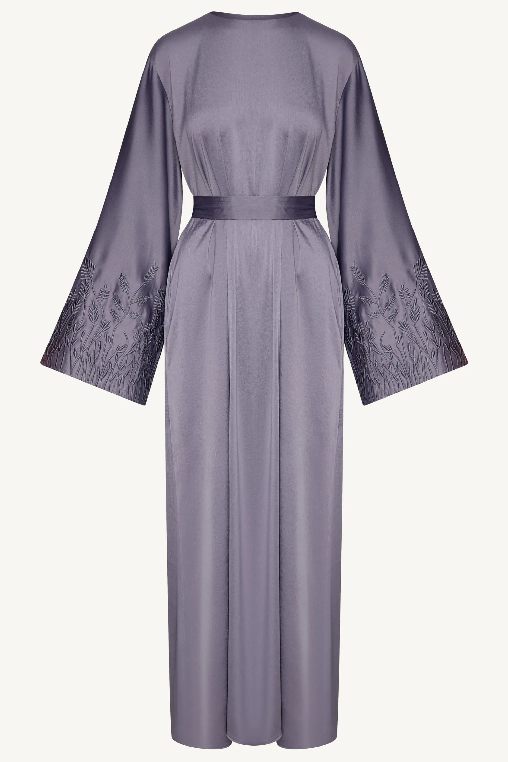 Ascia Embroidered Maxi Dress - Purple Sage