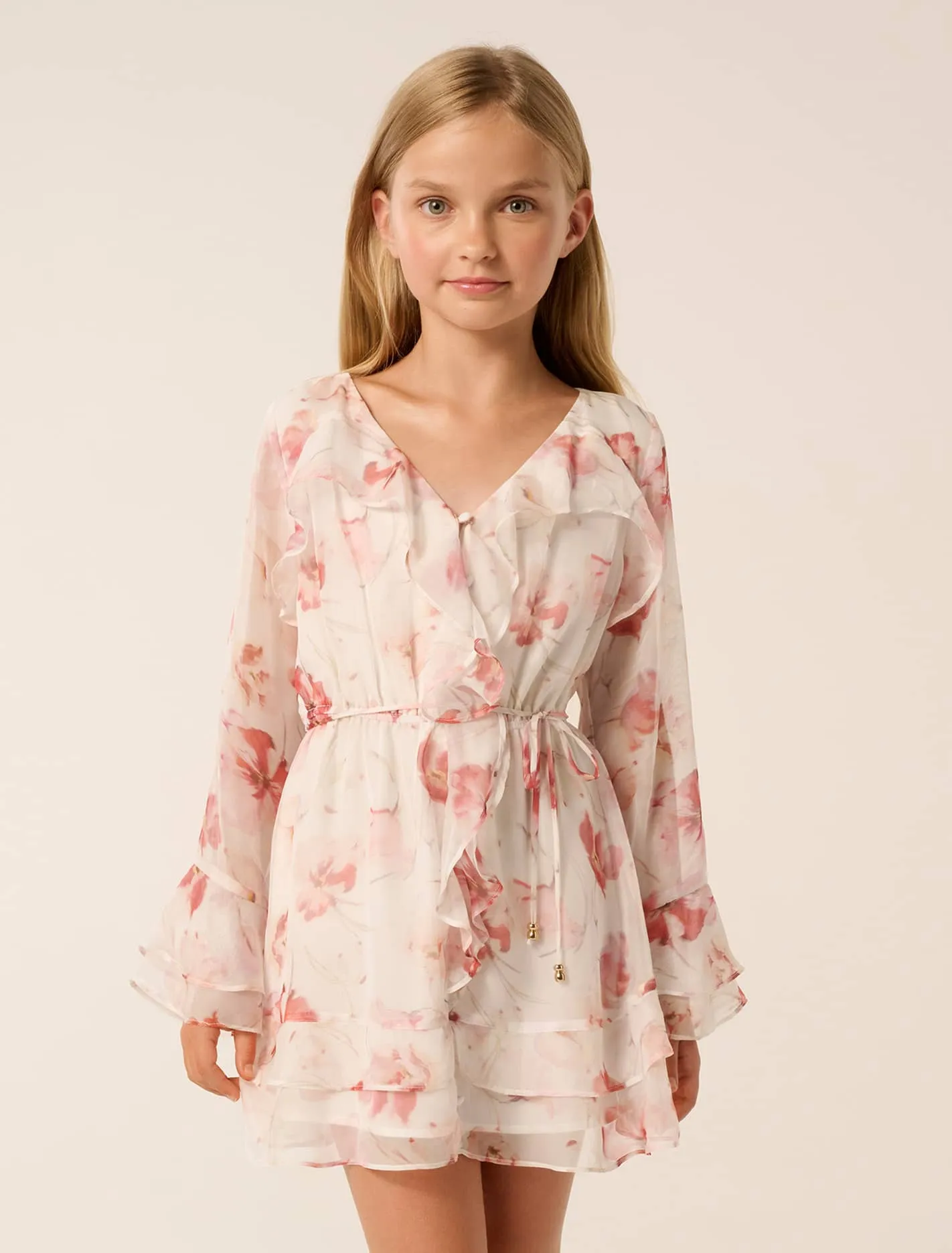 Azalea Teen Frill Mini Dress