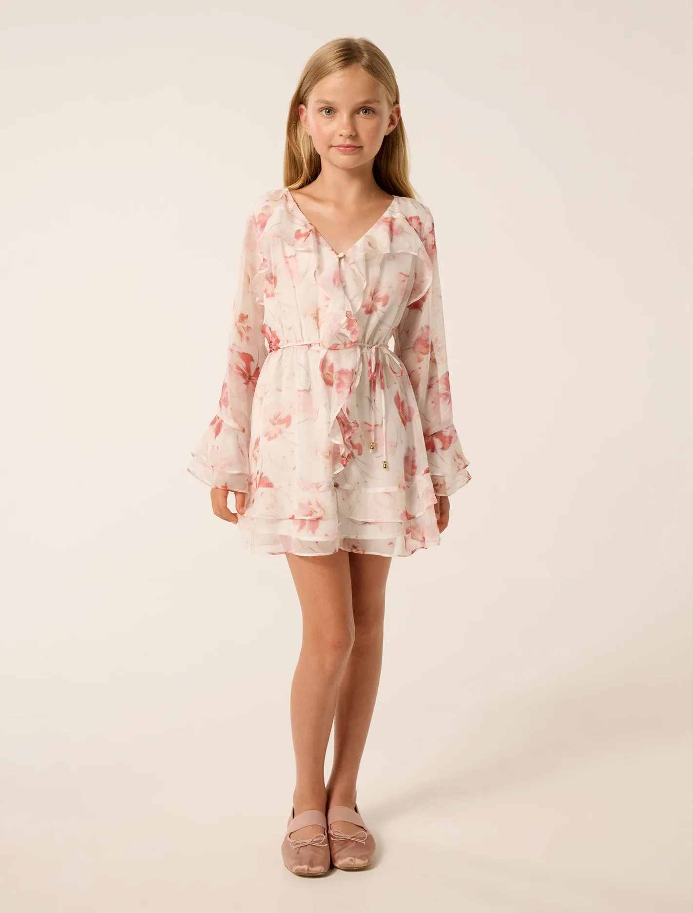 Azalea Teen Frill Mini Dress