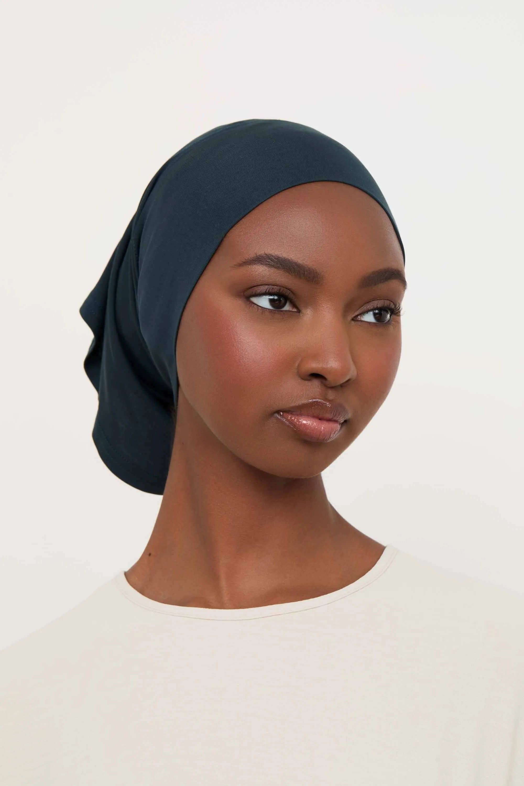 Bamboo Jersey Undercap - Dark Teal