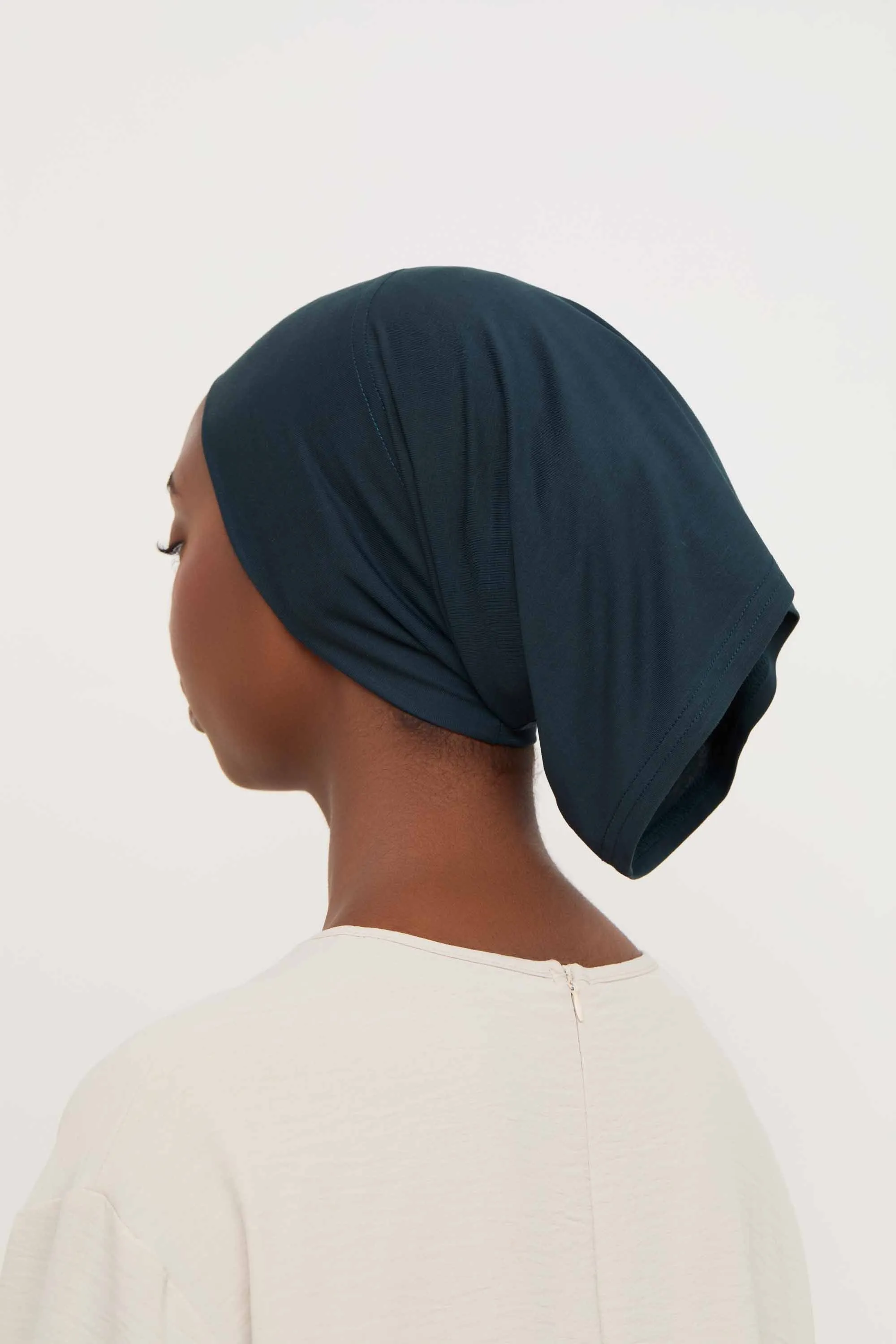 Bamboo Jersey Undercap - Dark Teal