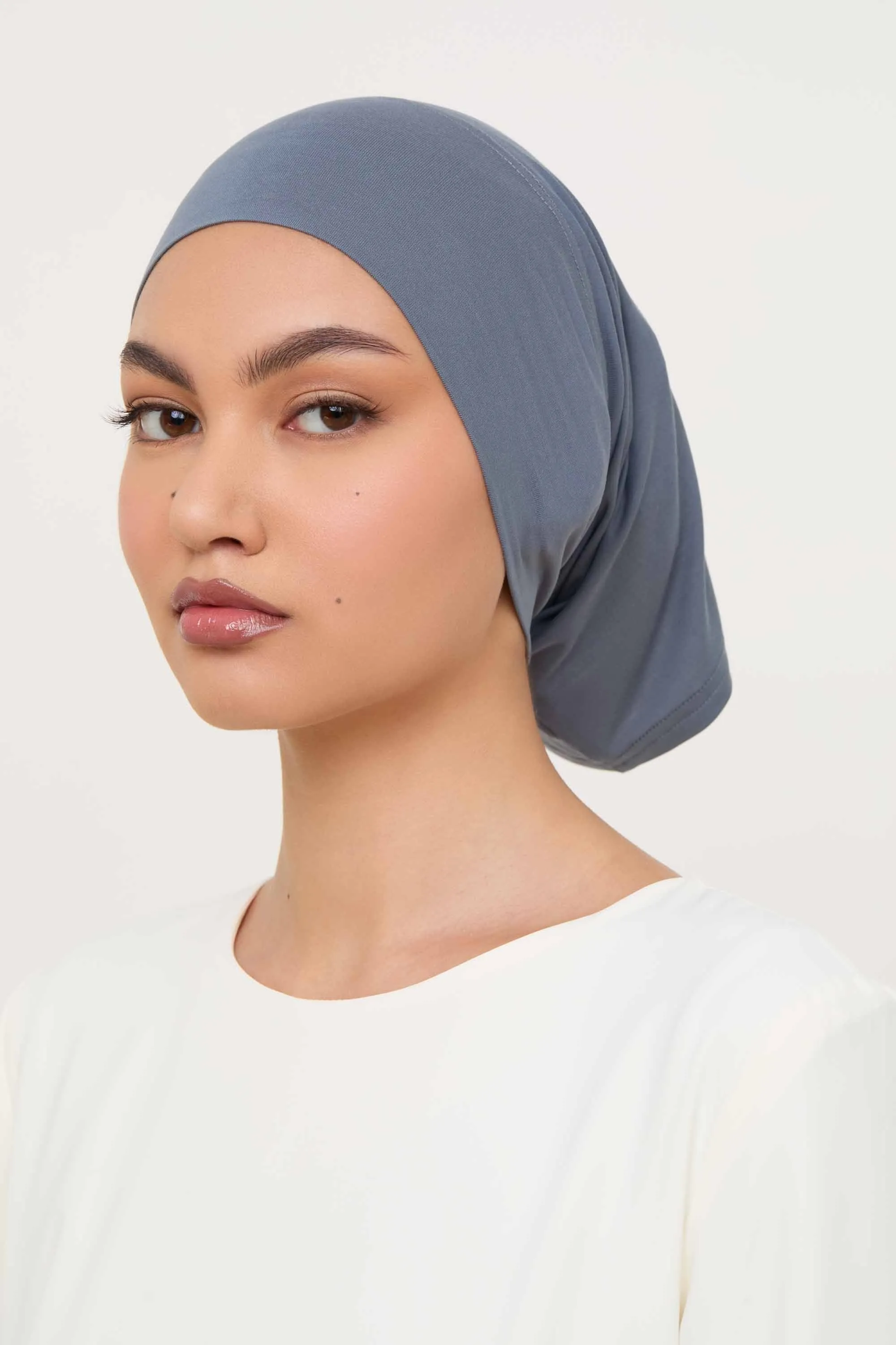 Bamboo Jersey Undercap - Denim