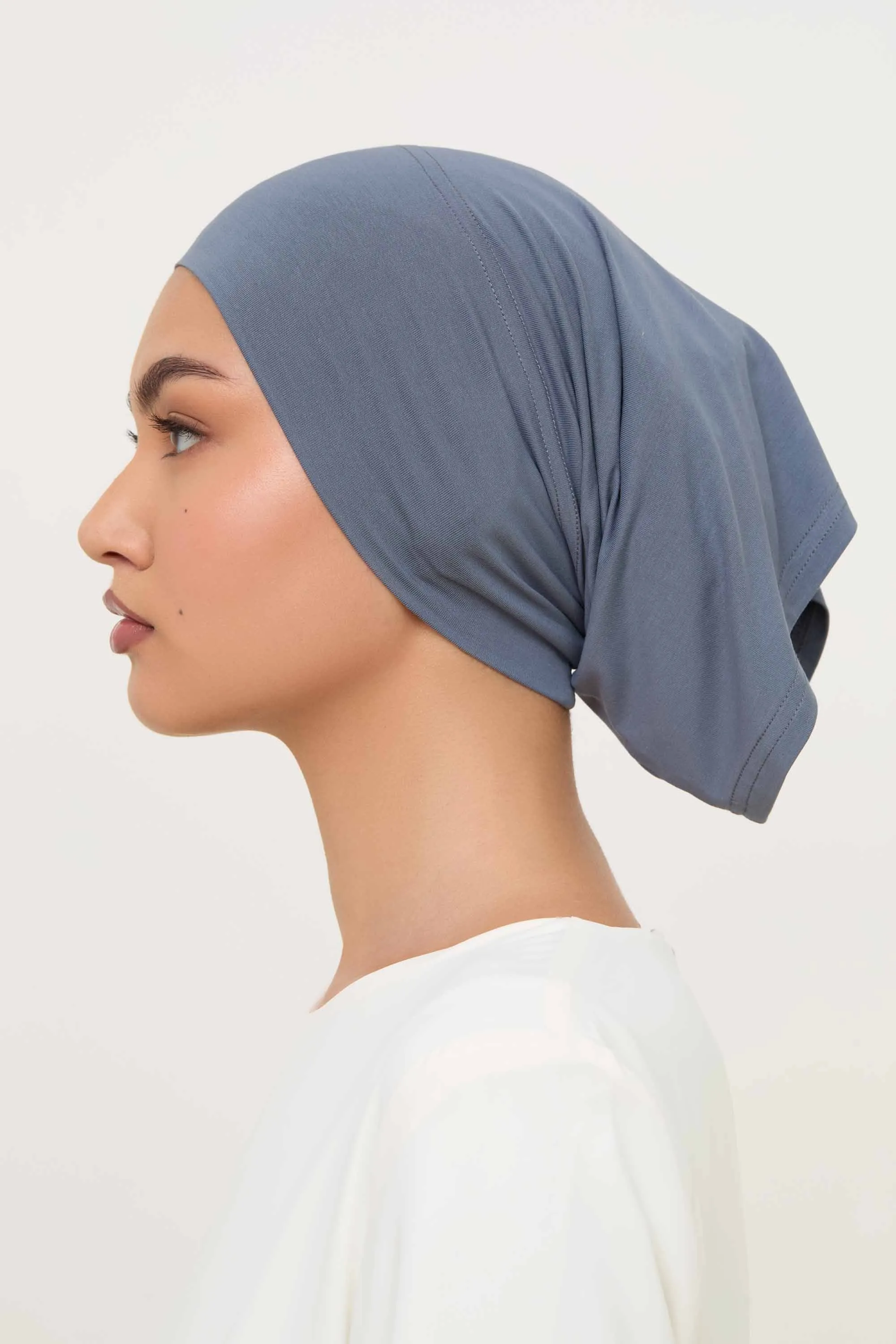 Bamboo Jersey Undercap - Denim