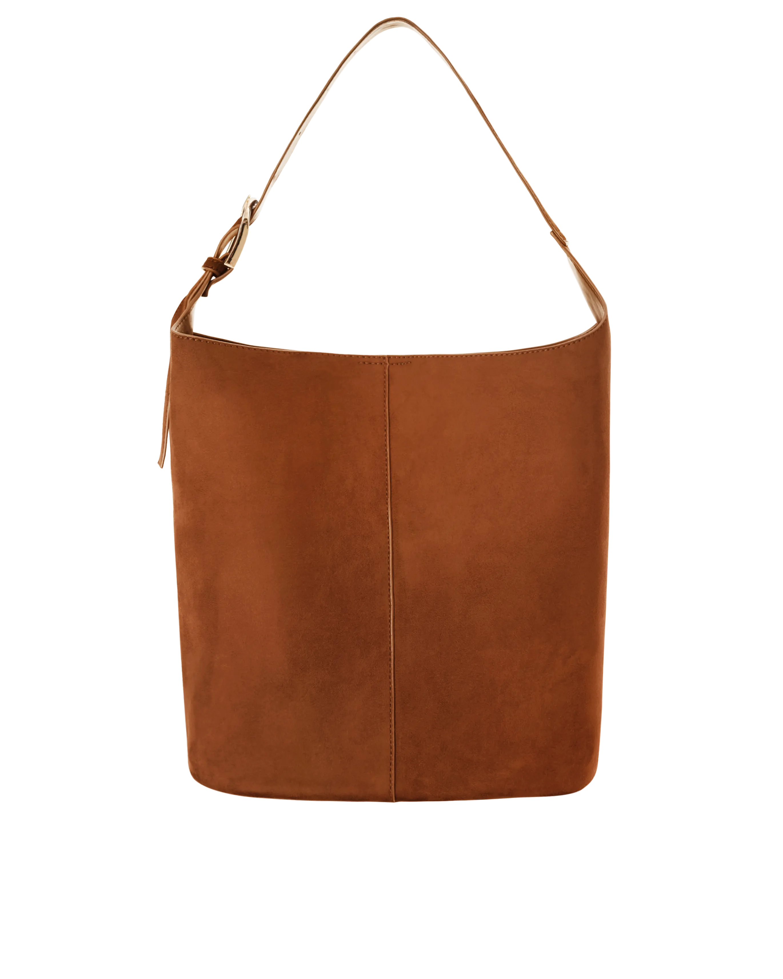 Cali Shoulder Bag - Tan Suede