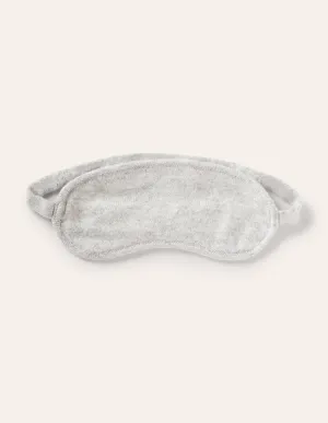 Cashmere Eye Mask-Grey Marl/Fresh Water