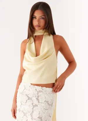 Catching Feelings Top - Yellow