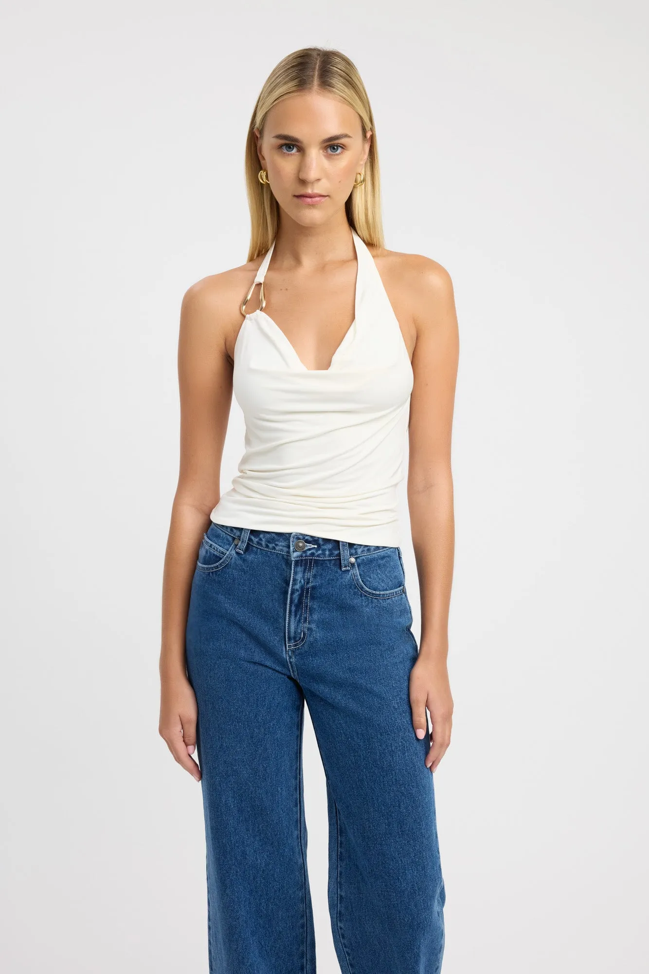 Char Cowl Top