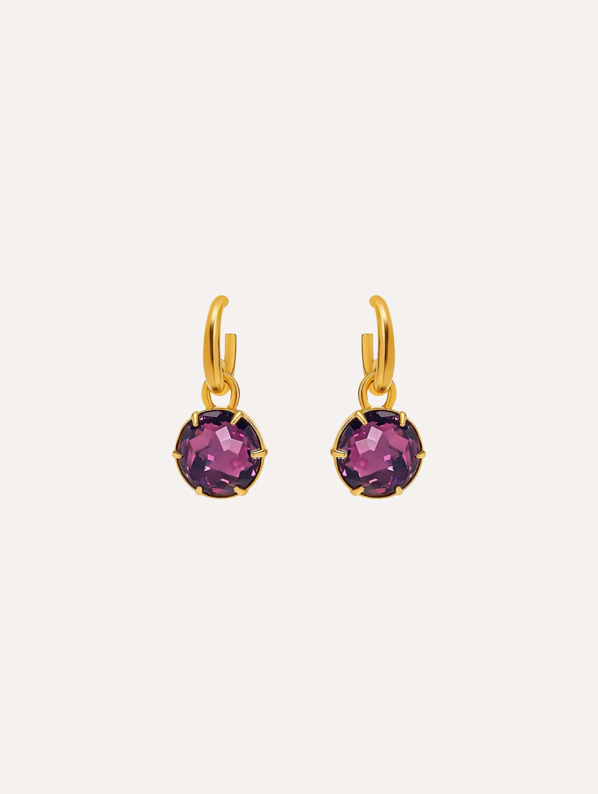 Classic Crystal Mini Hoop Earrings
