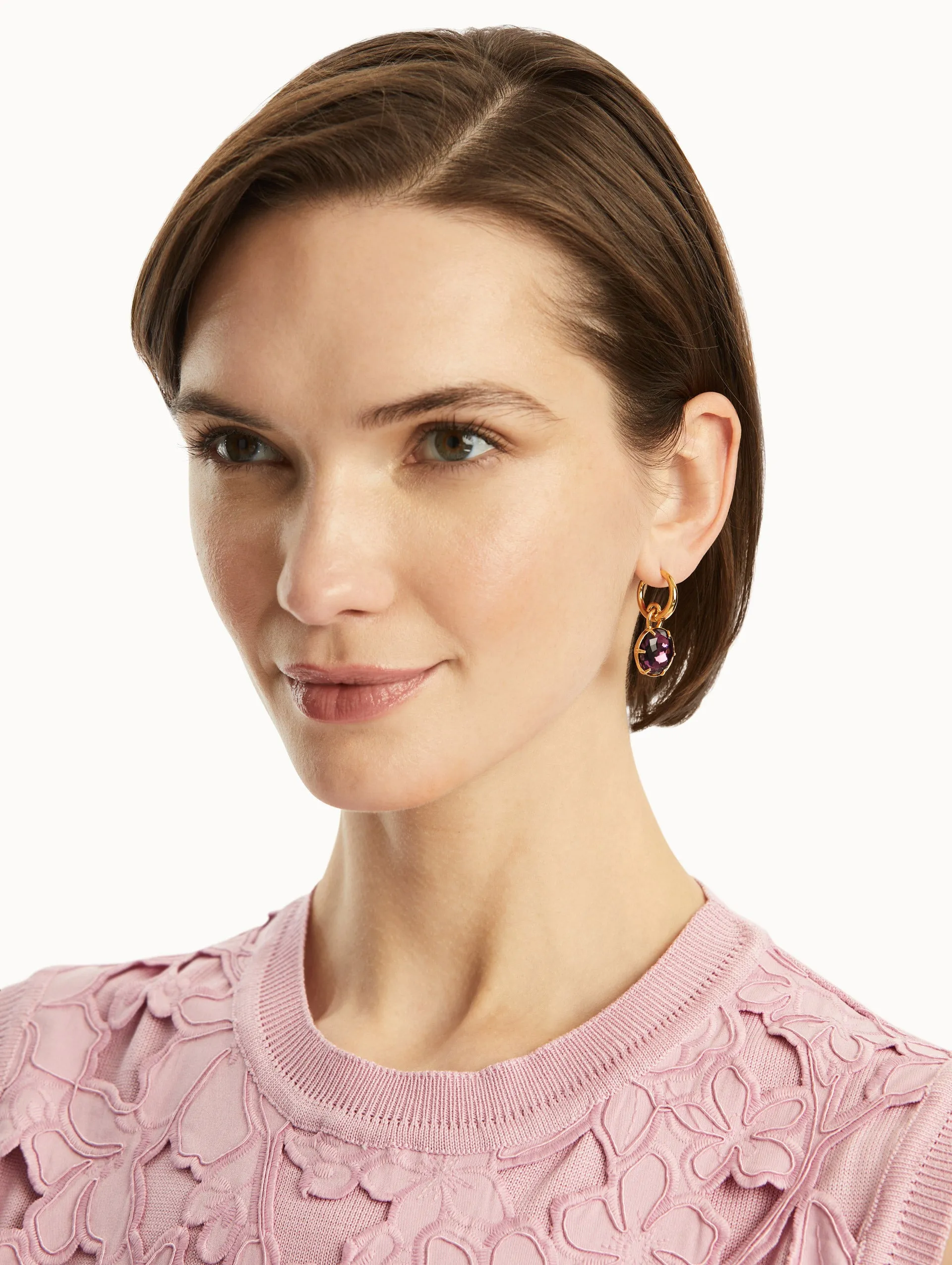 Classic Crystal Mini Hoop Earrings
