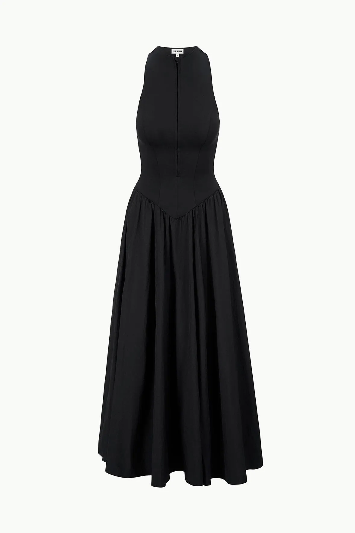 CREVASSE MAXI DRESS | BLACK