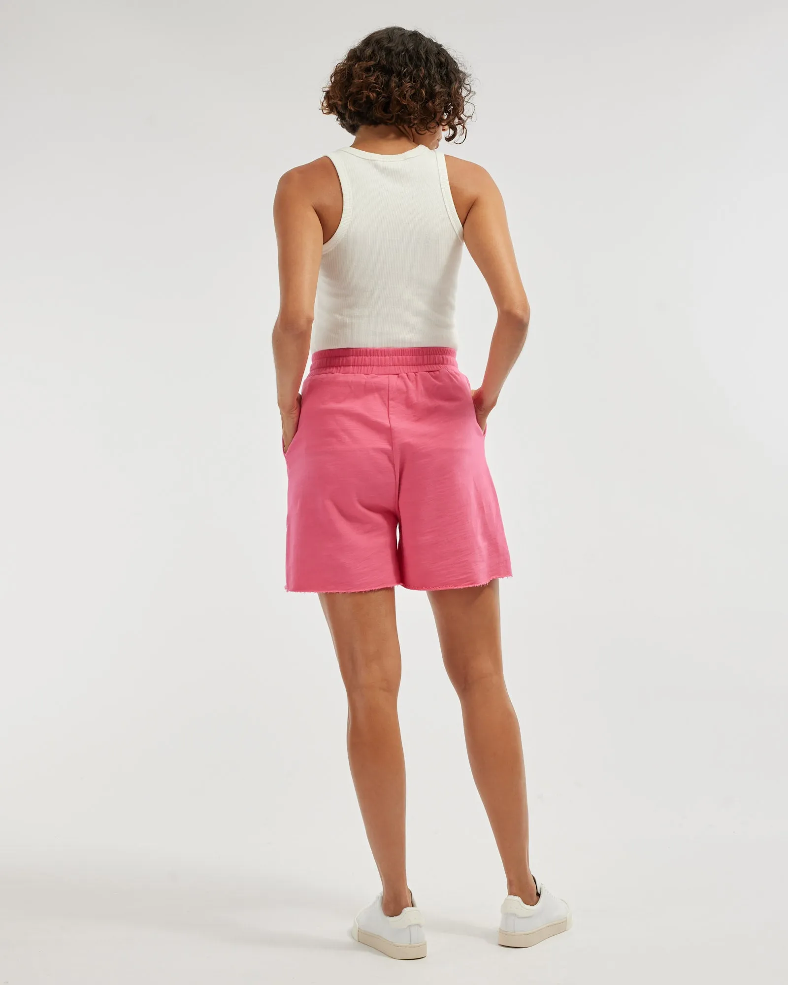 Daria Ribbed Tank - White