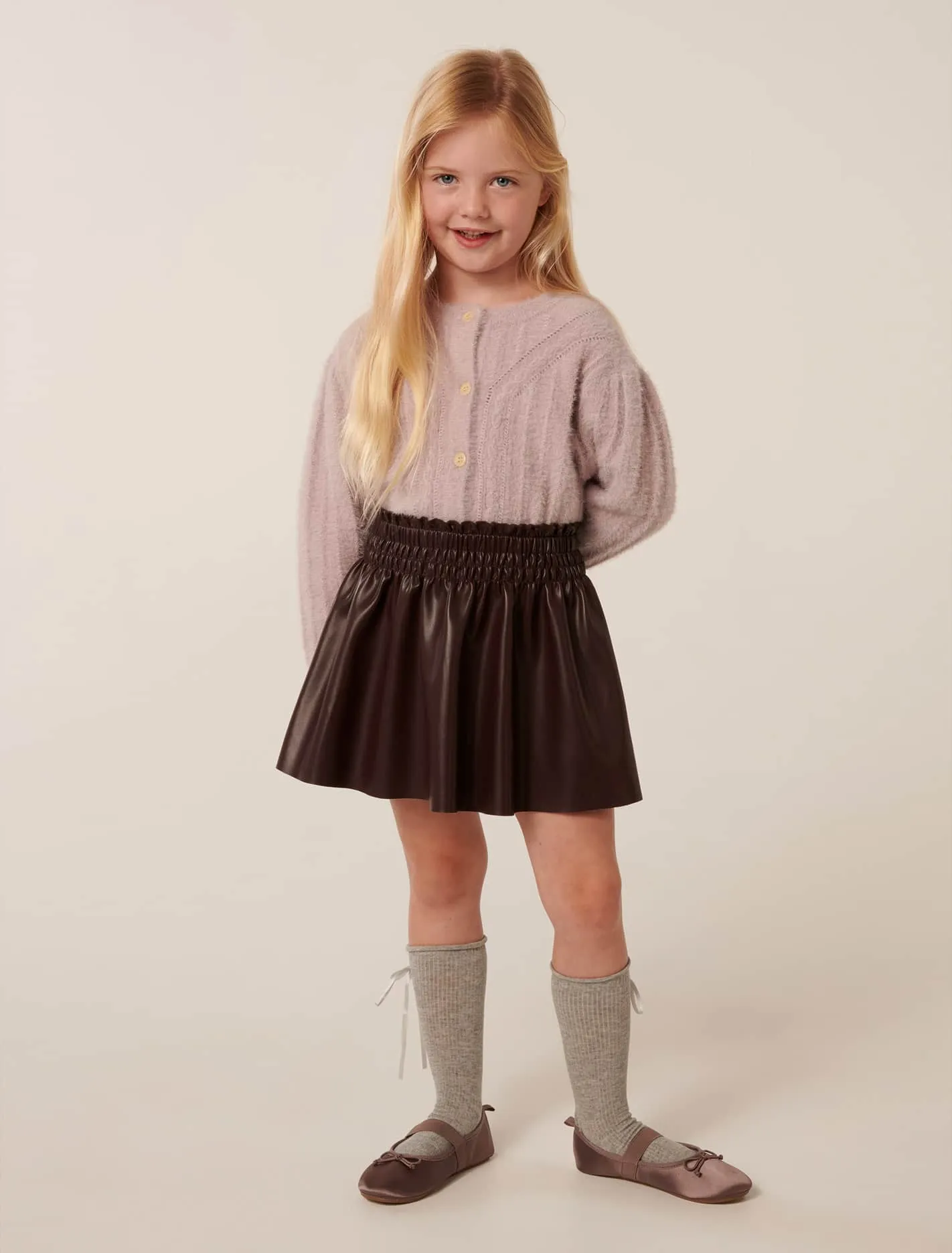 Delores Girls Shirred Skirt