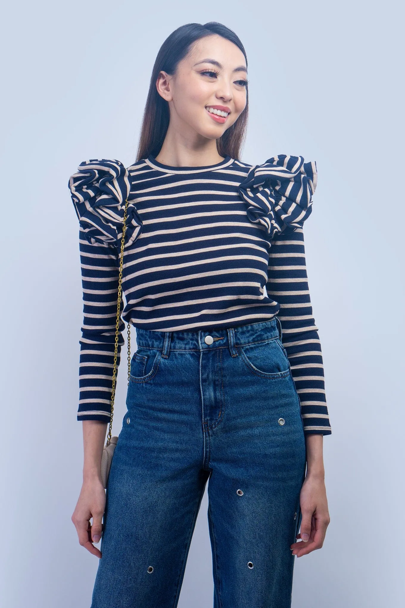 Denim Grommet Jeans