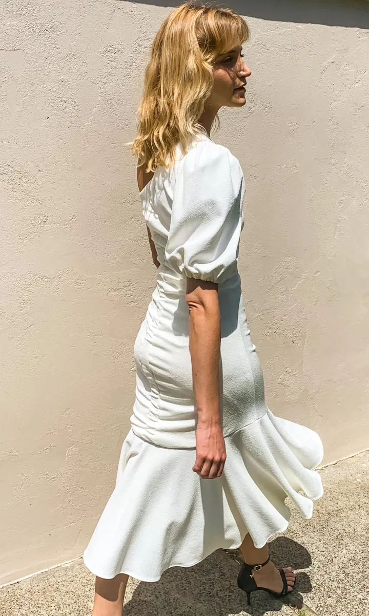 Diida Dior Midi Dress Ivory