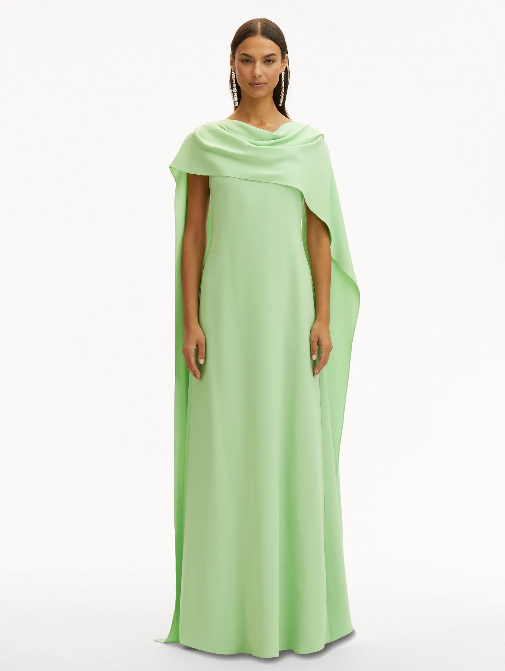 Drape Back Georgette Caftan
