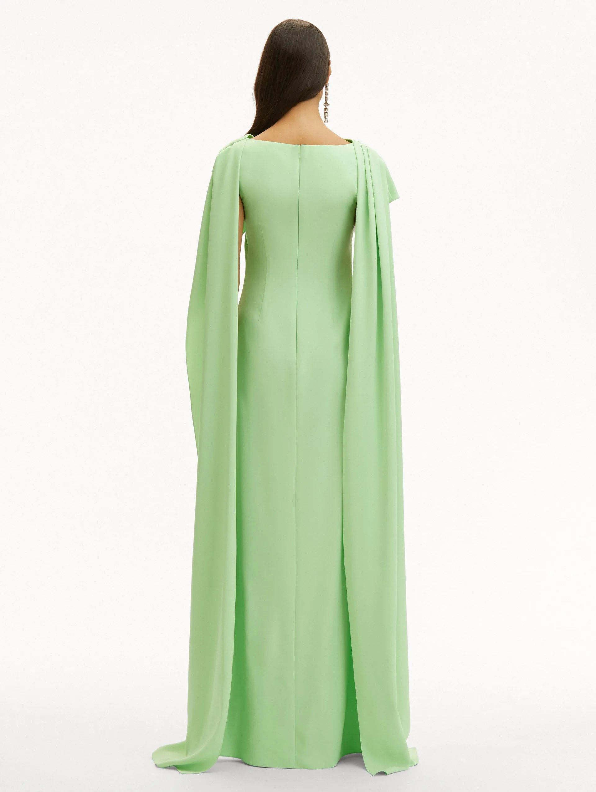 Drape Back Georgette Caftan