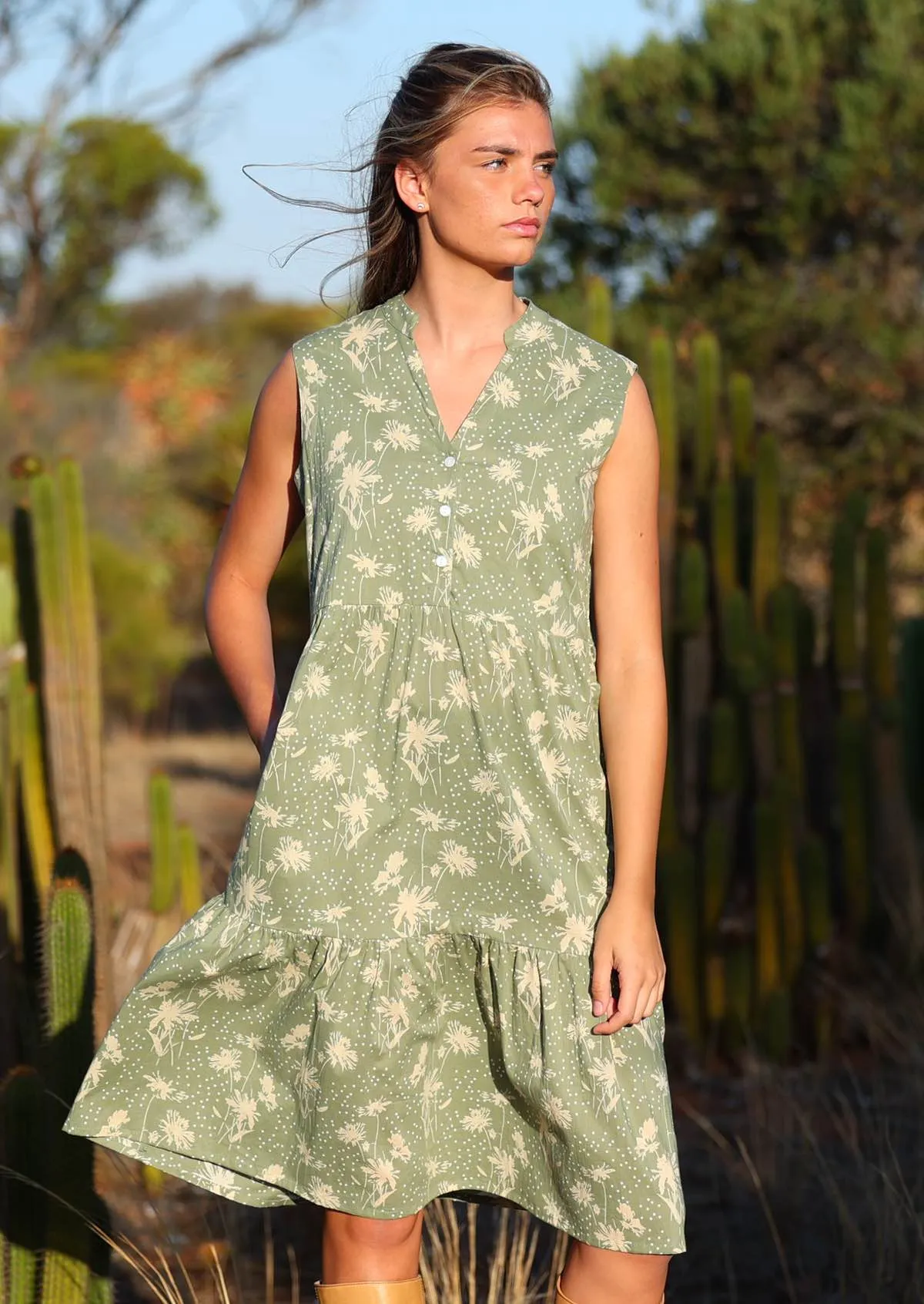 Ember Midi Dress Cascade