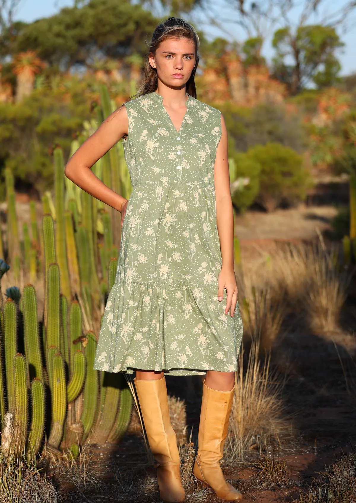 Ember Midi Dress Cascade