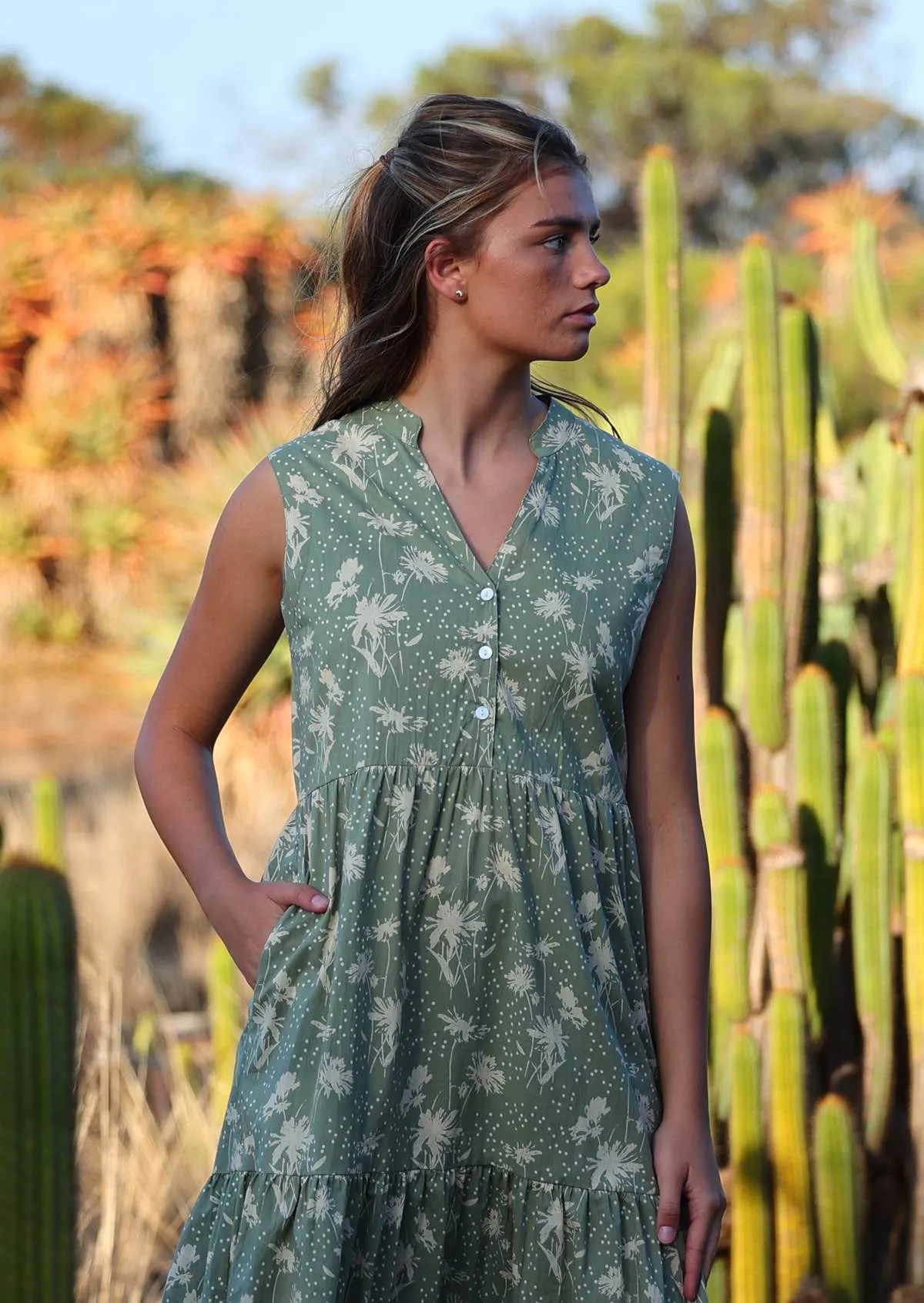 Ember Midi Dress Cascade