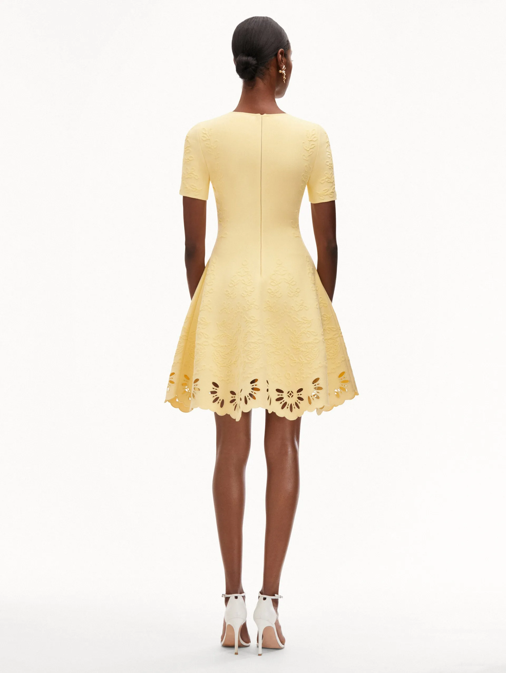 Eyelet Jacquard Dress