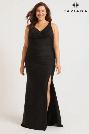 Faviana 9584 Long Formal Fitted Plus Size Dress