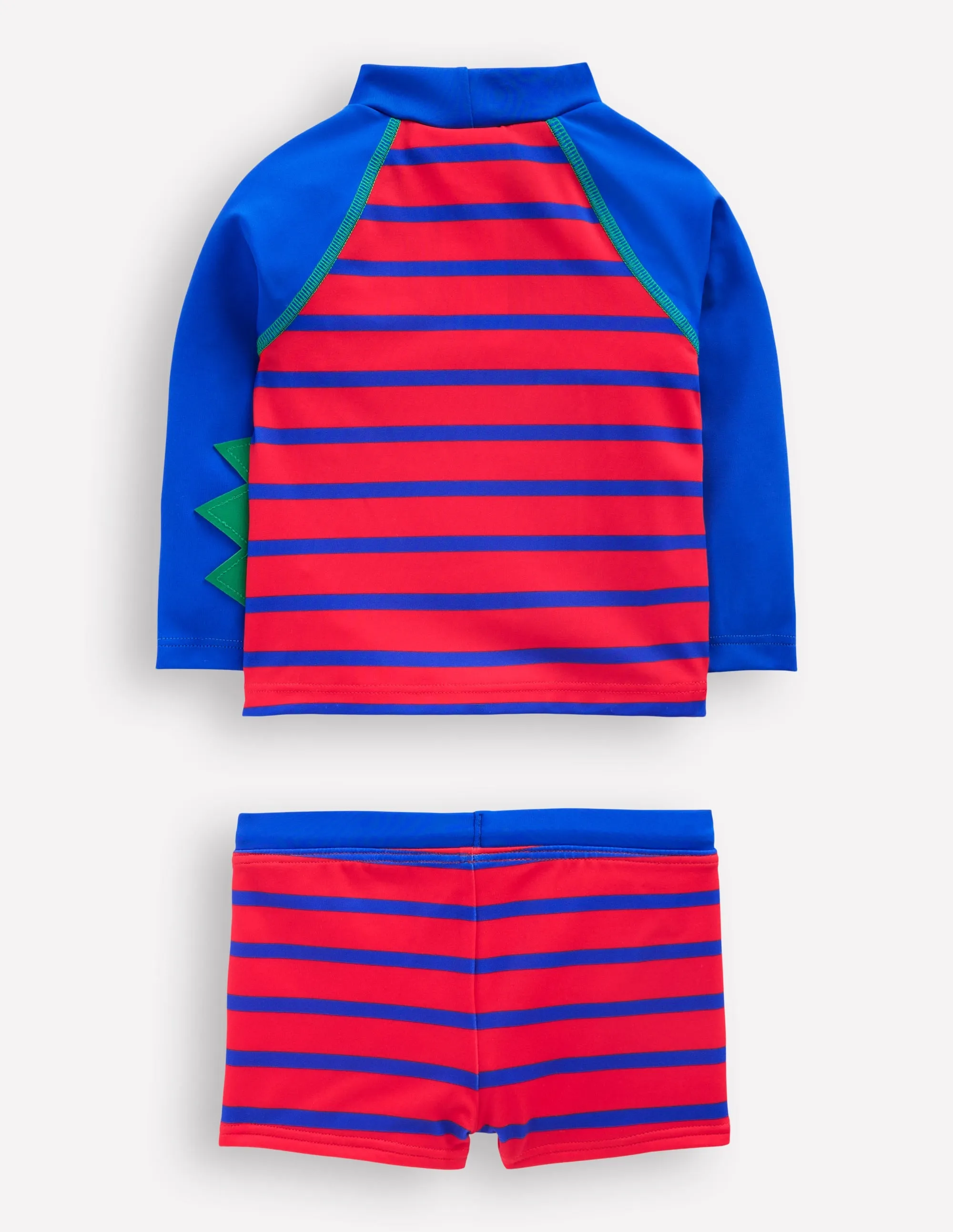 Fun Rash Vest Set-Gallery Blue/Poppy Red Croc
