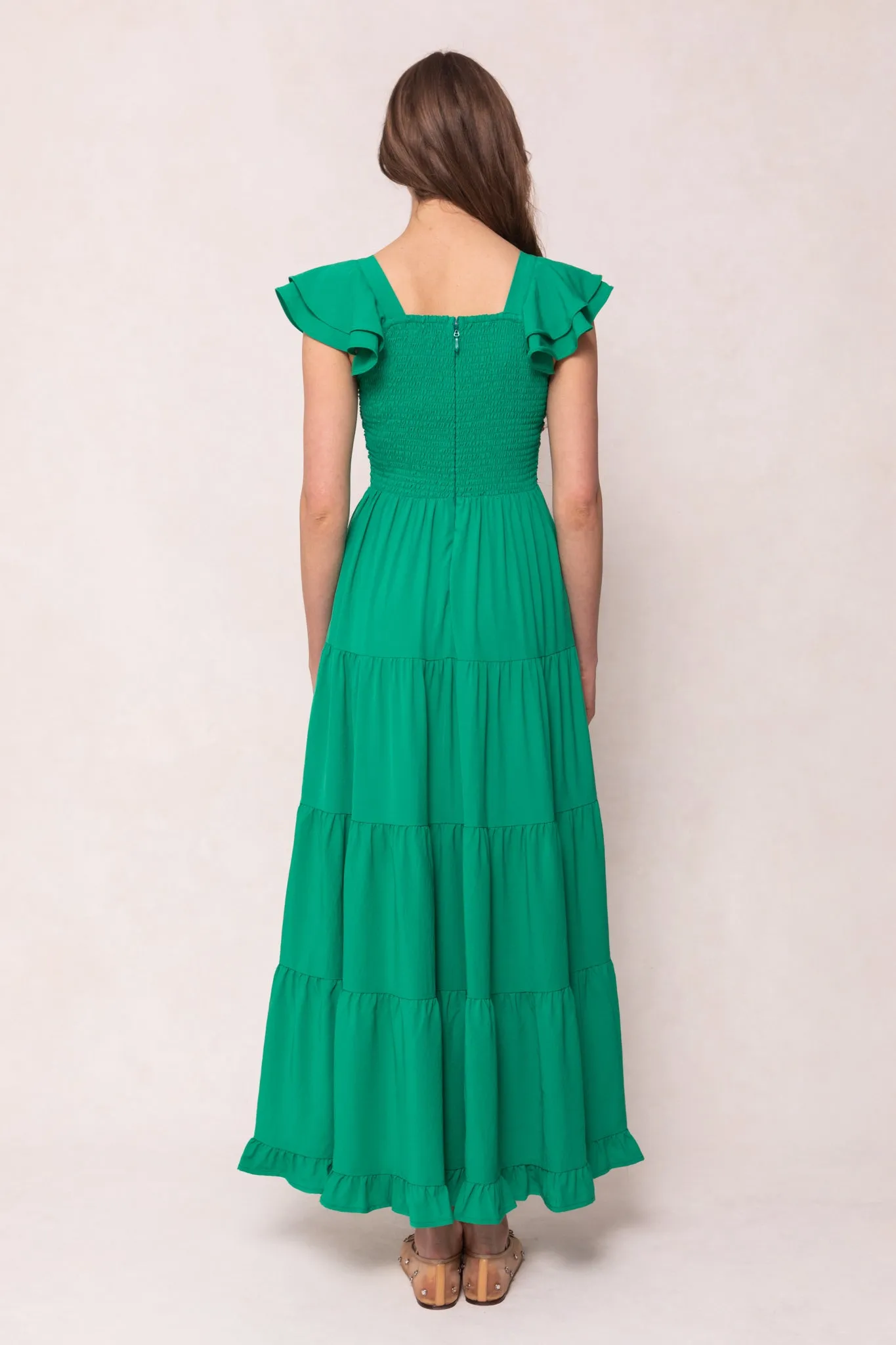 Garcelle Dress in Green - FINAL SALE