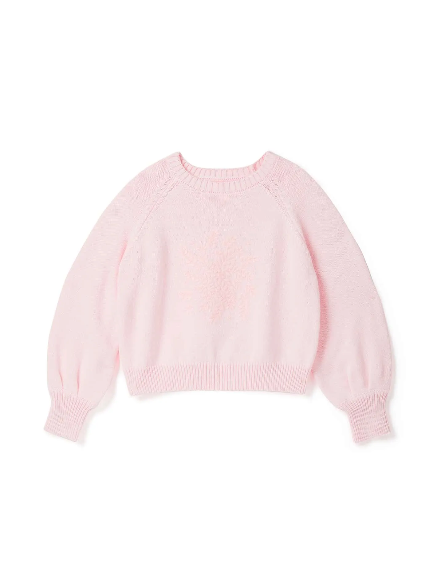 Gwen Girls Embroidery Crew Top