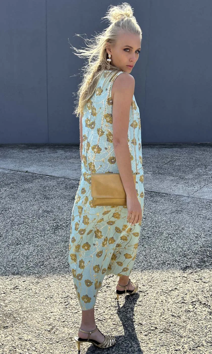 HOSS Eloise Chelsea Blue/Gold Maxi