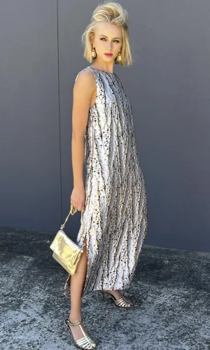 HOSS Eloise  -Gunmetal Maxi