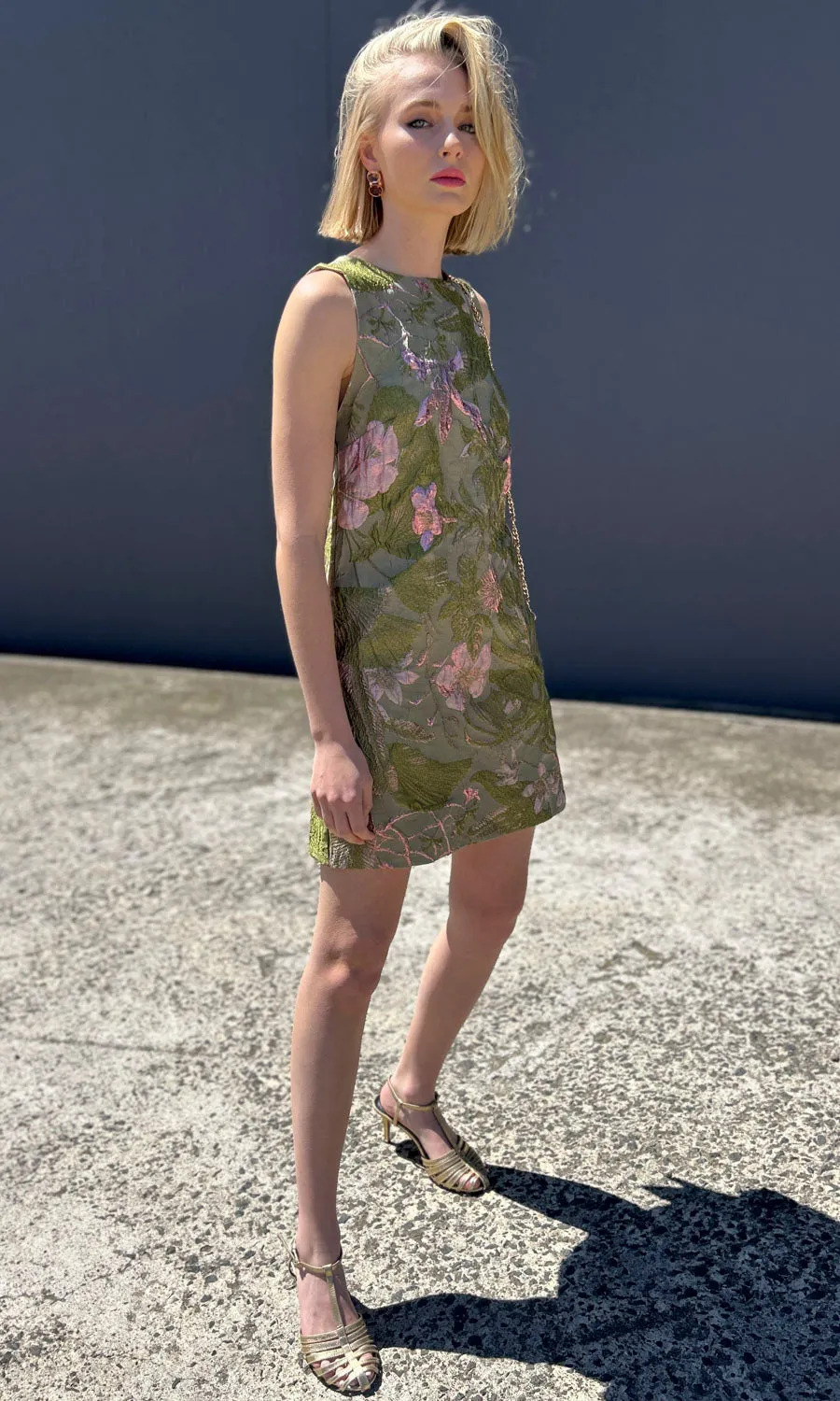 hoss Frances  Shift - Botanical Greens -