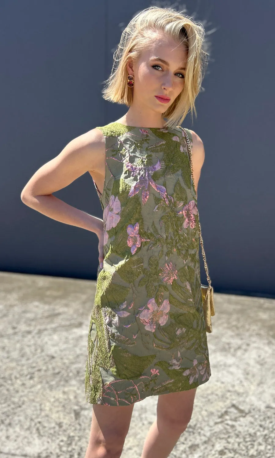 hoss Frances  Shift - Botanical Greens -