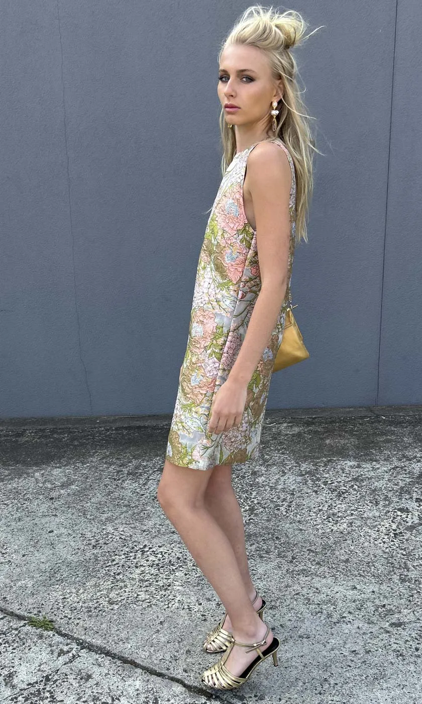 HOSS Frances Shift Dress - Silk Jardin