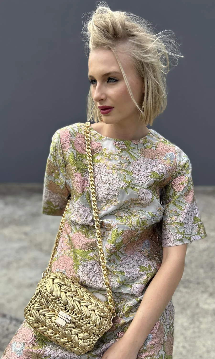 hoss Phillipa Dress - Silk Jardin Brocade
