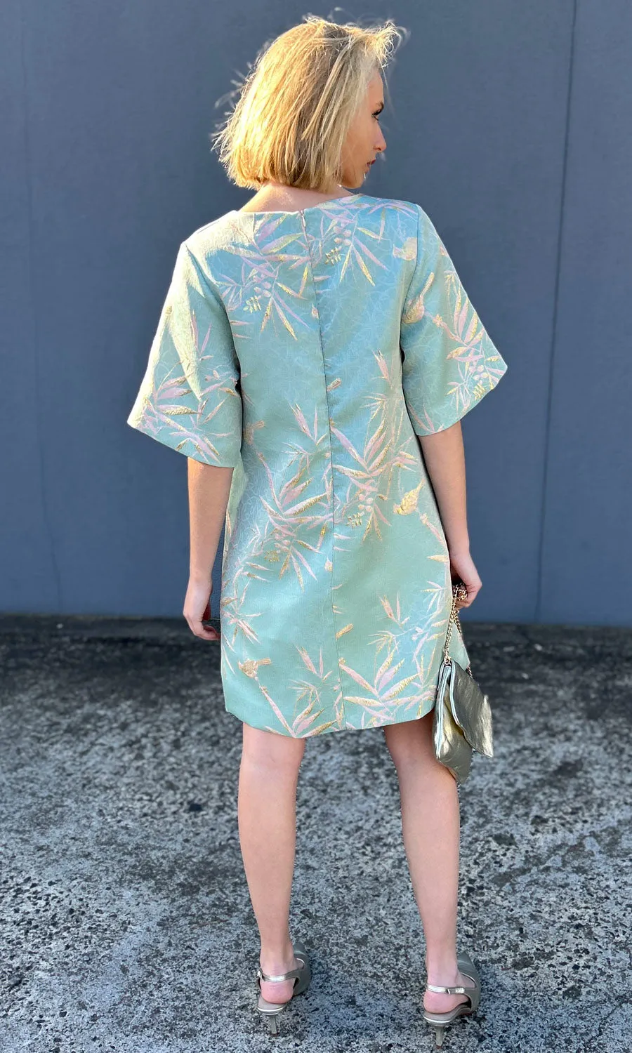 hoss Silk Sky Blue Phillipa Dress