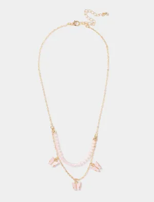 Iris Butterfly Necklace