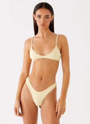Jacklyn Bikini Top - Yellow