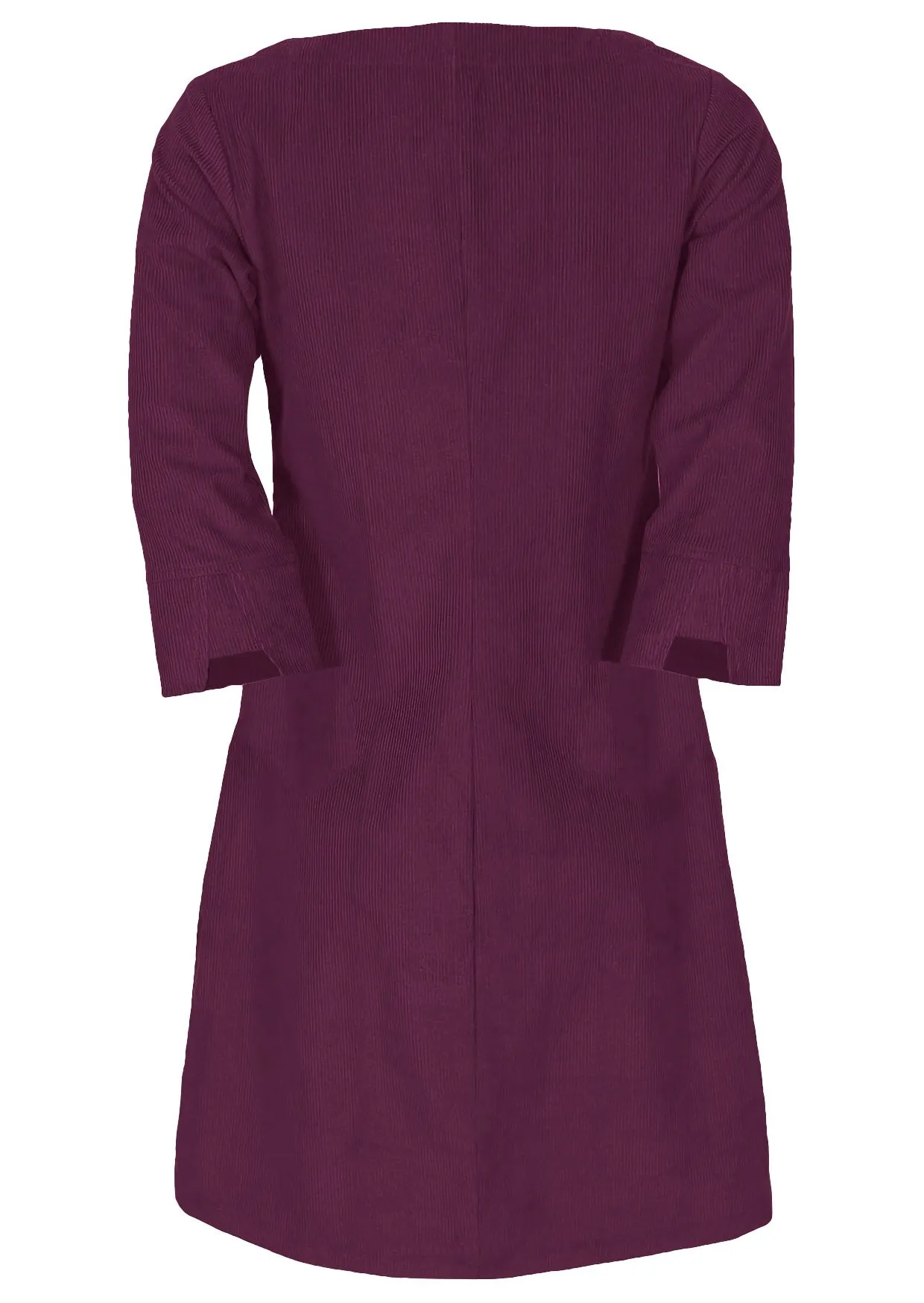 Jamie Corduroy Dress Plum Caspia