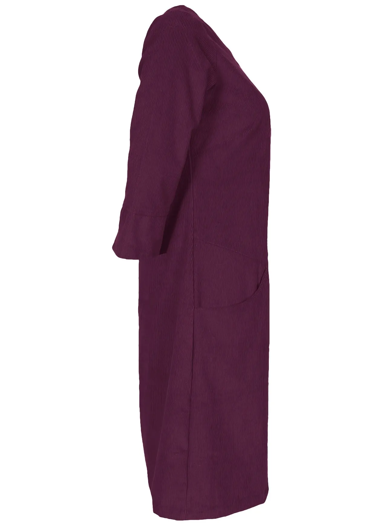 Jamie Corduroy Dress Plum Caspia
