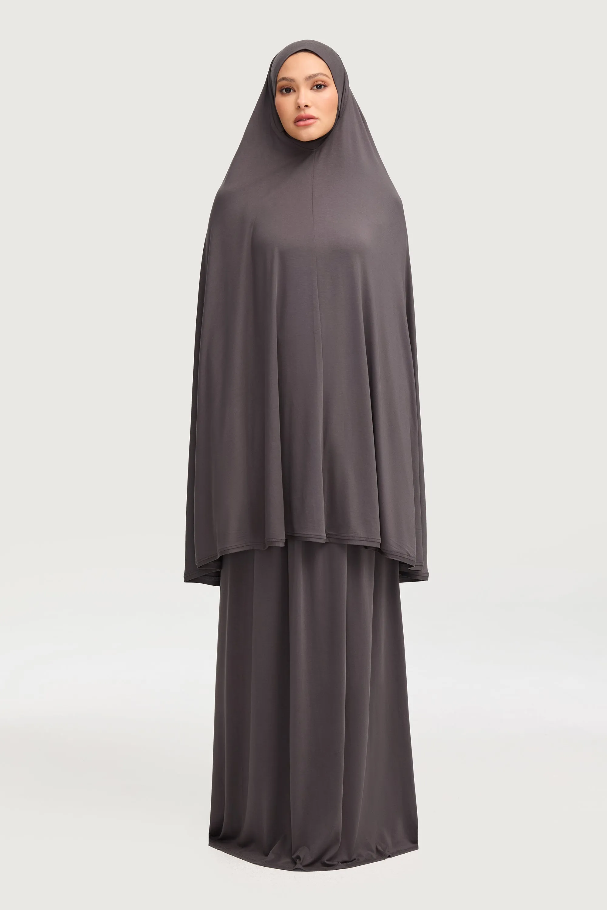 Jersey Cupro Two Piece Prayer Set - Iron