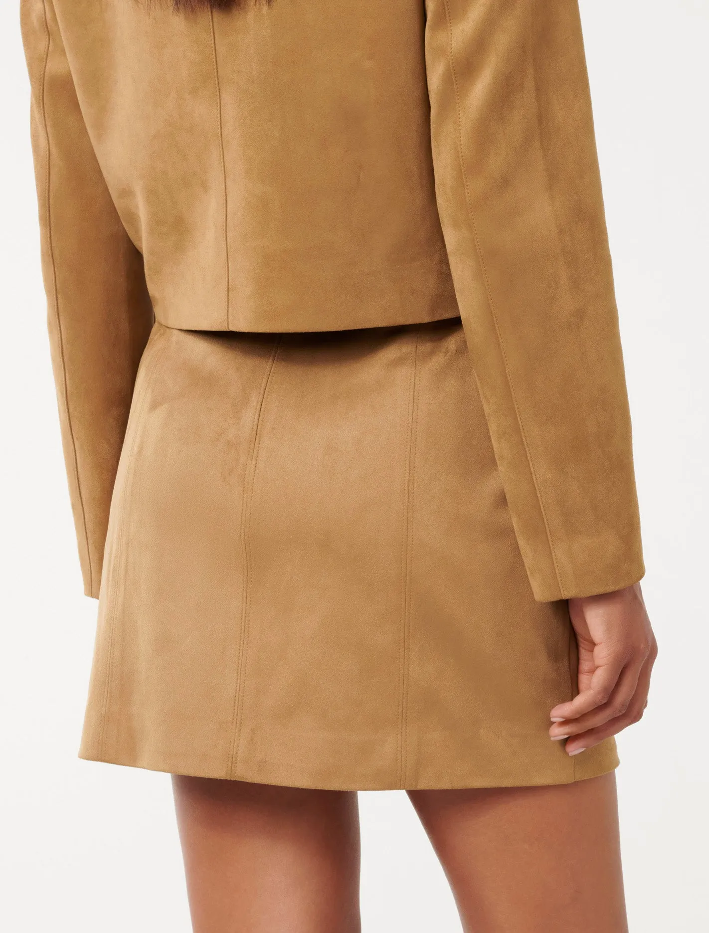 Joslyn Vegan Suede Mini Skirt