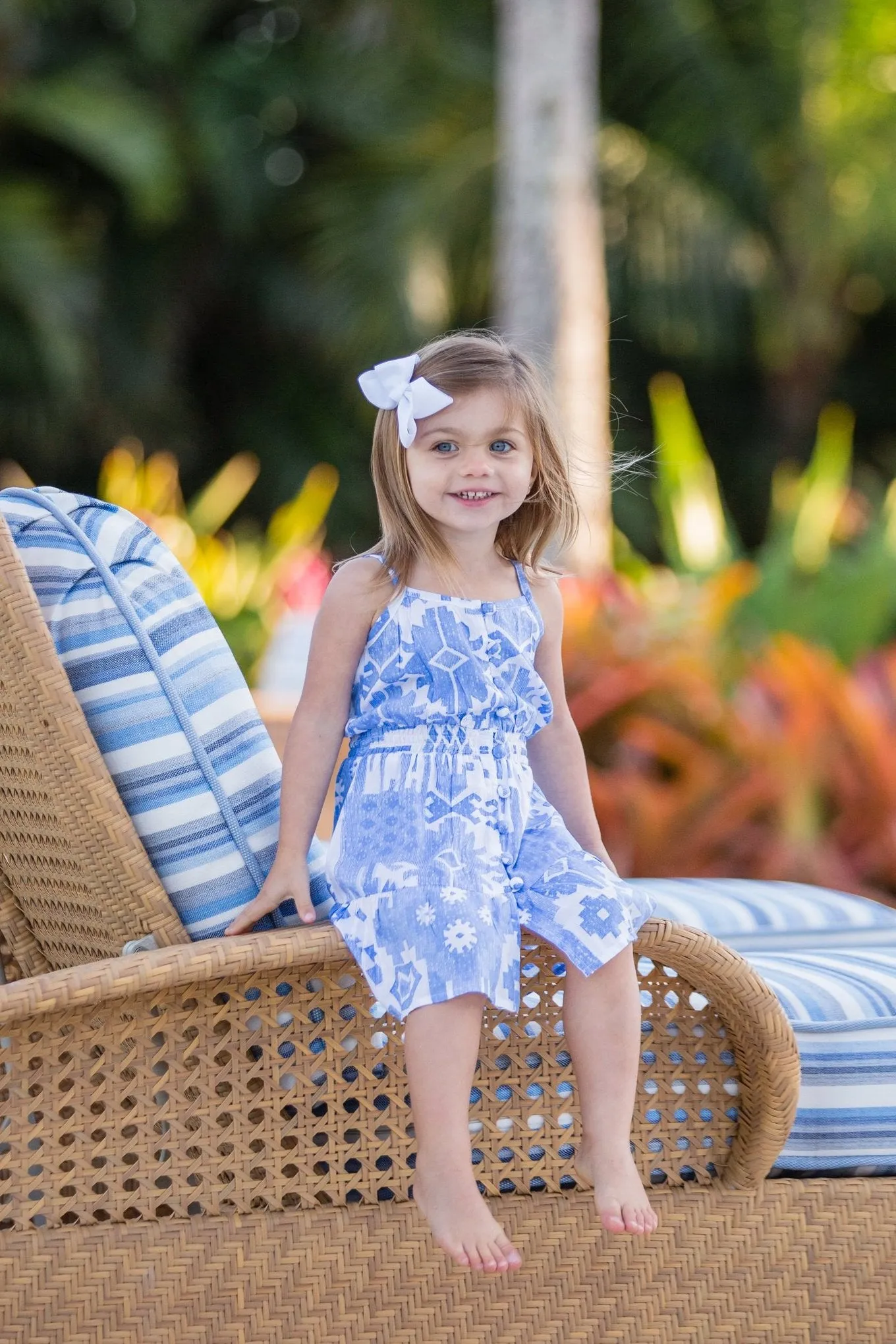 Lala Dress / Periwinkle Ikat