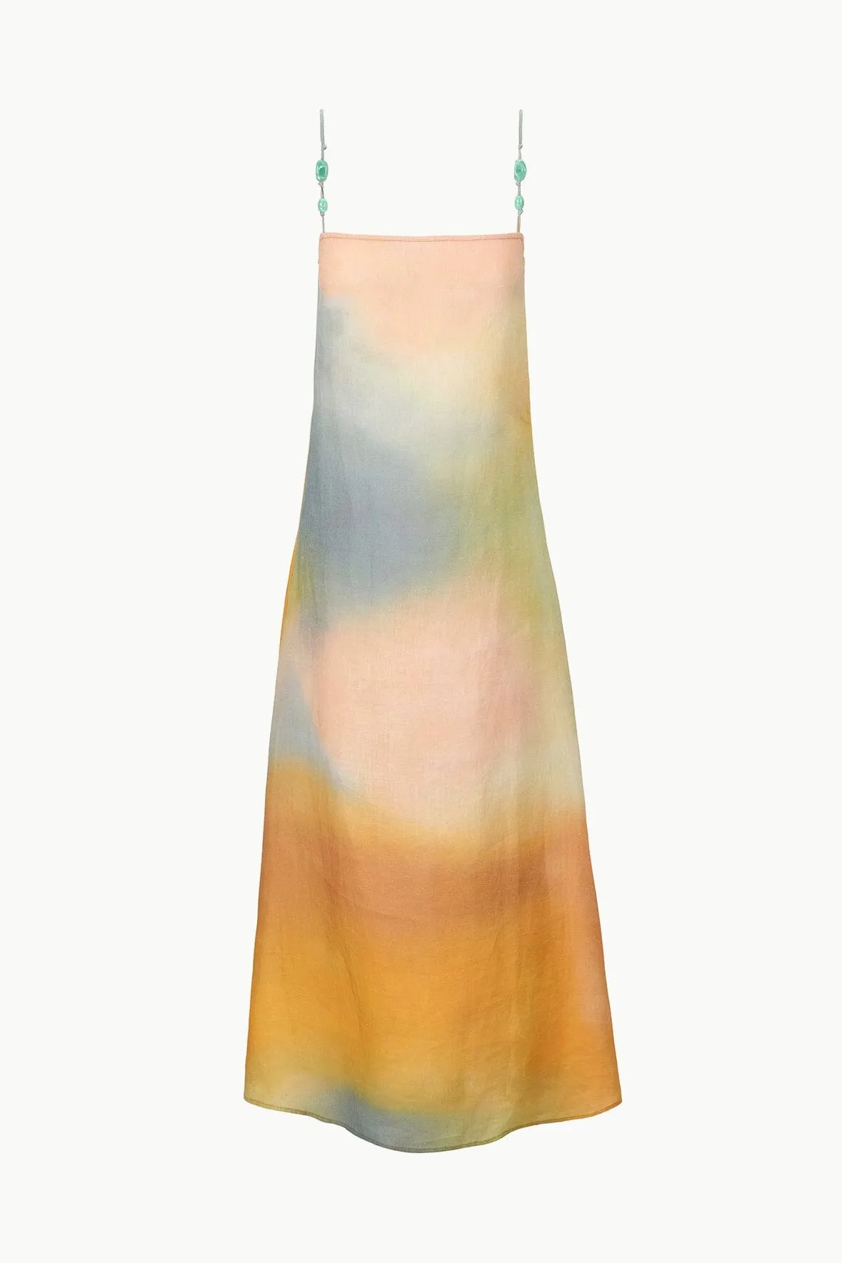 LAURA LINEN DRESS | PASTEL CLOUDS