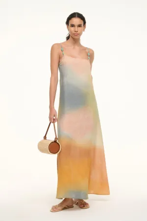 LAURA LINEN DRESS | PASTEL CLOUDS