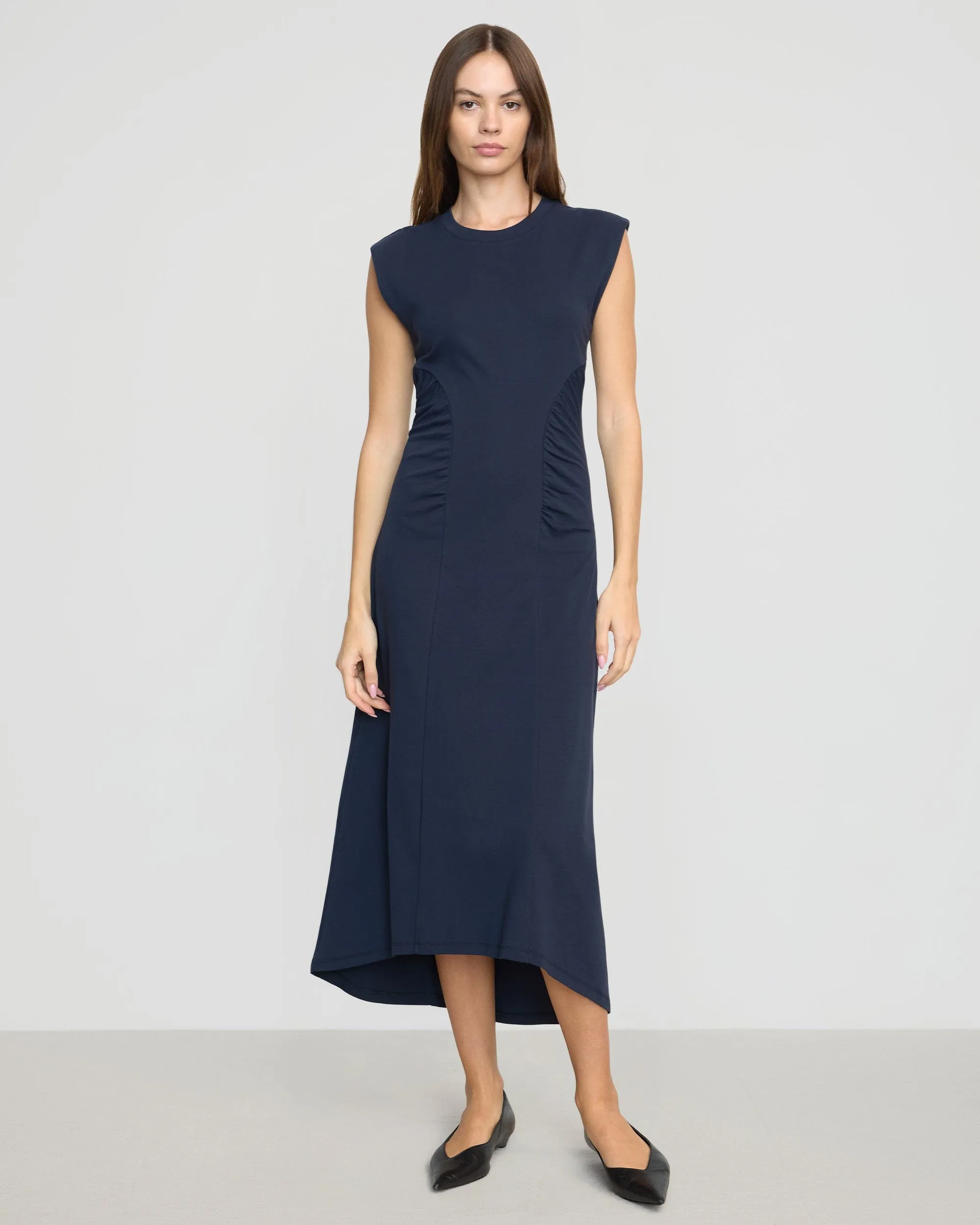 Lenox Side-Ruched Dress