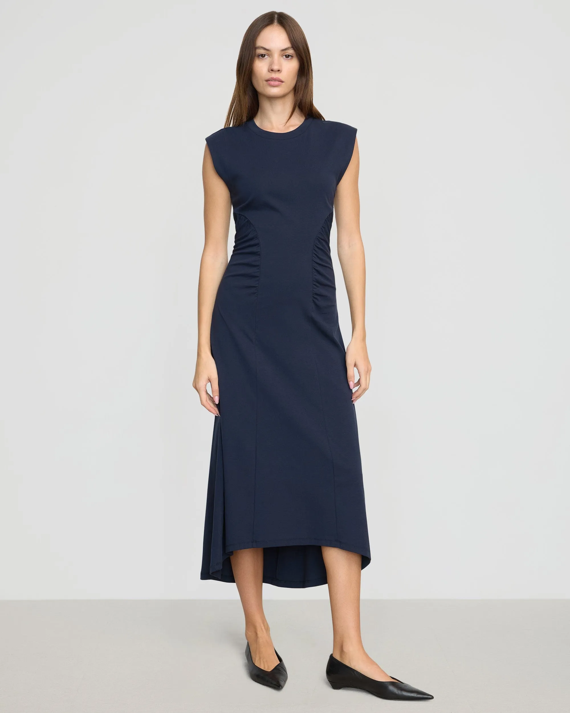 Lenox Side-Ruched Dress