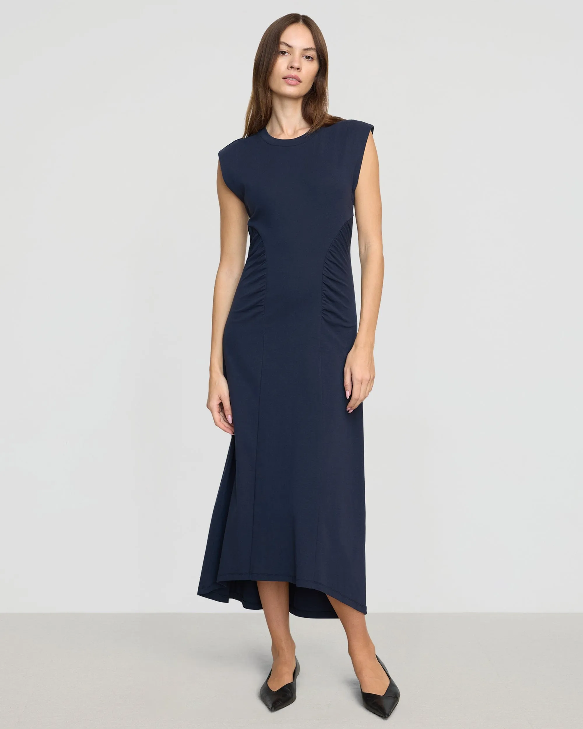Lenox Side-Ruched Dress