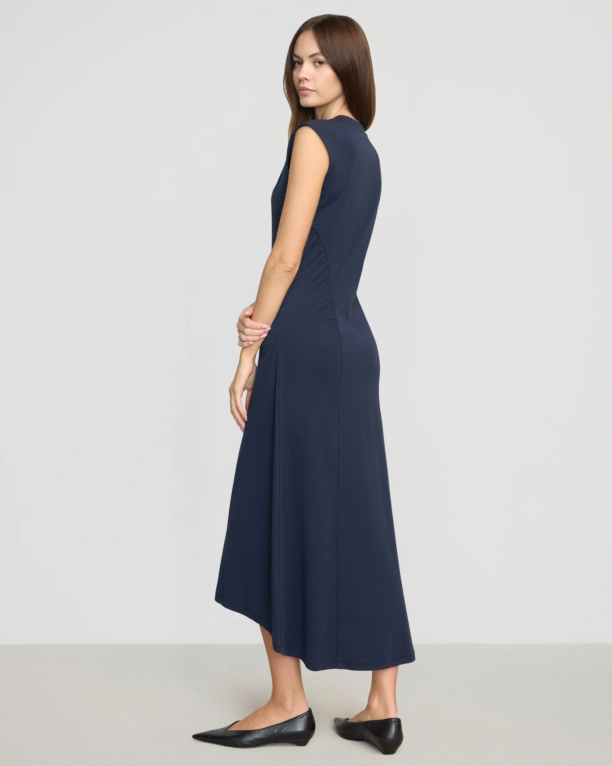 Lenox Side-Ruched Dress